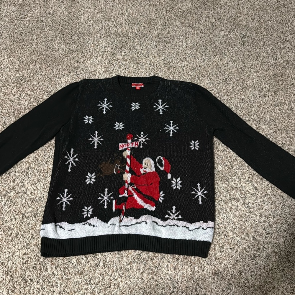 Stripper Santa Christmas sweater